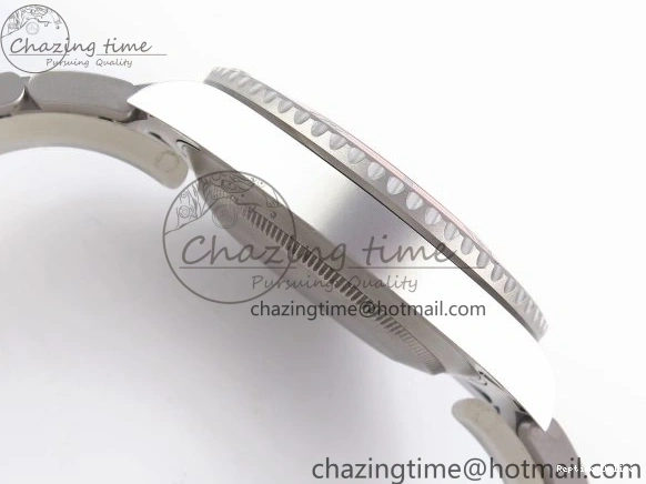 0225 ZeroBulk SUBMARINER DIW SANDBLASTED VSF 1:1 BEST EDITION ORANGE CERAMIC BEZEL ORANGE BLACK DIAL ON SS BRACELET VS 1765